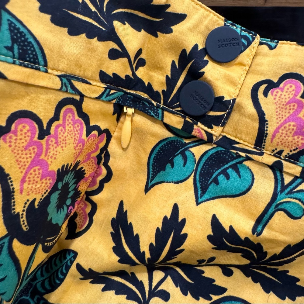 Scotch & Soda Yellow Floral Maxi Skirt - Picture 7 of 10